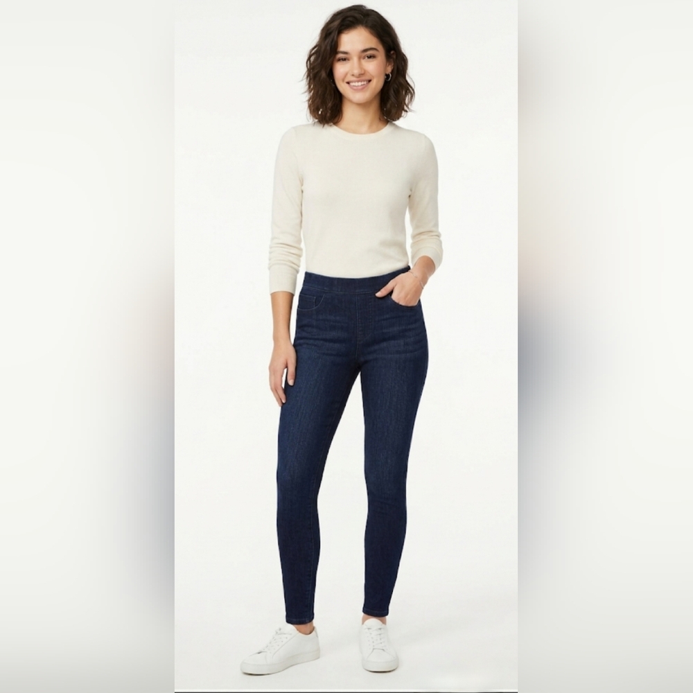 ✨ SPANX Jean-ish Leggings - Dark Wash Stretch Denim Jeggings 👖✨​size S
